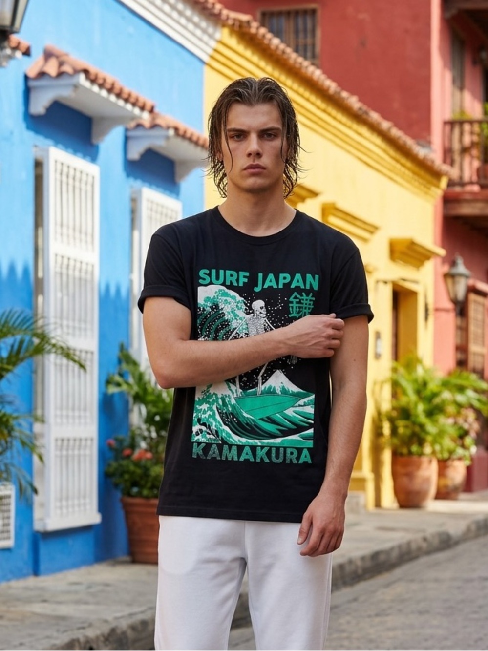 Surf Japan Kamakura Tokyo Surfing Graphic Tee s